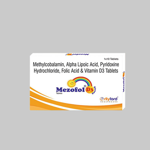 Methylcobalamin, Alpha Lipoic Acid, Pyridoxine Hydrochloride, Folic Acid & Vitamin D3 Tablets