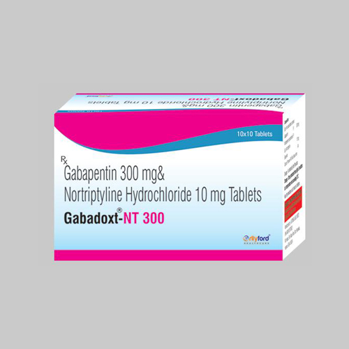 Gabapentin 300 mg & Nortriptyline Hydrochloride 10 mg Tablets