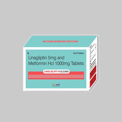 Linagliptin 5 mg and Metformin HCl 1000 mg Tablets