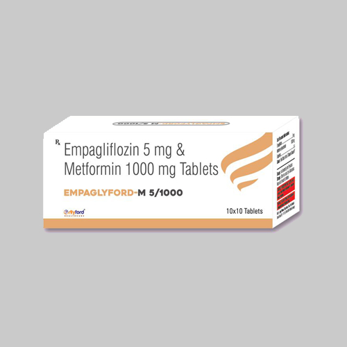 Empagliflozin 5 mg & Metformin 1000 mg Tablets