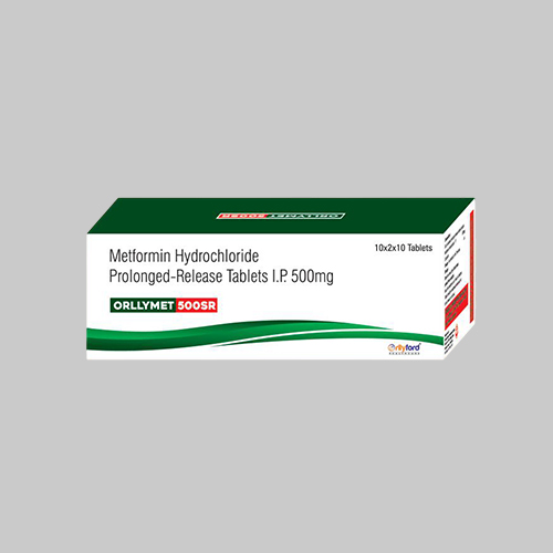 Metformin Hydrochloride Prolonged-Release Tablets I.P. 500 mg